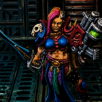 GPT Image 2 renders my gang queen in the style of a crime comic.