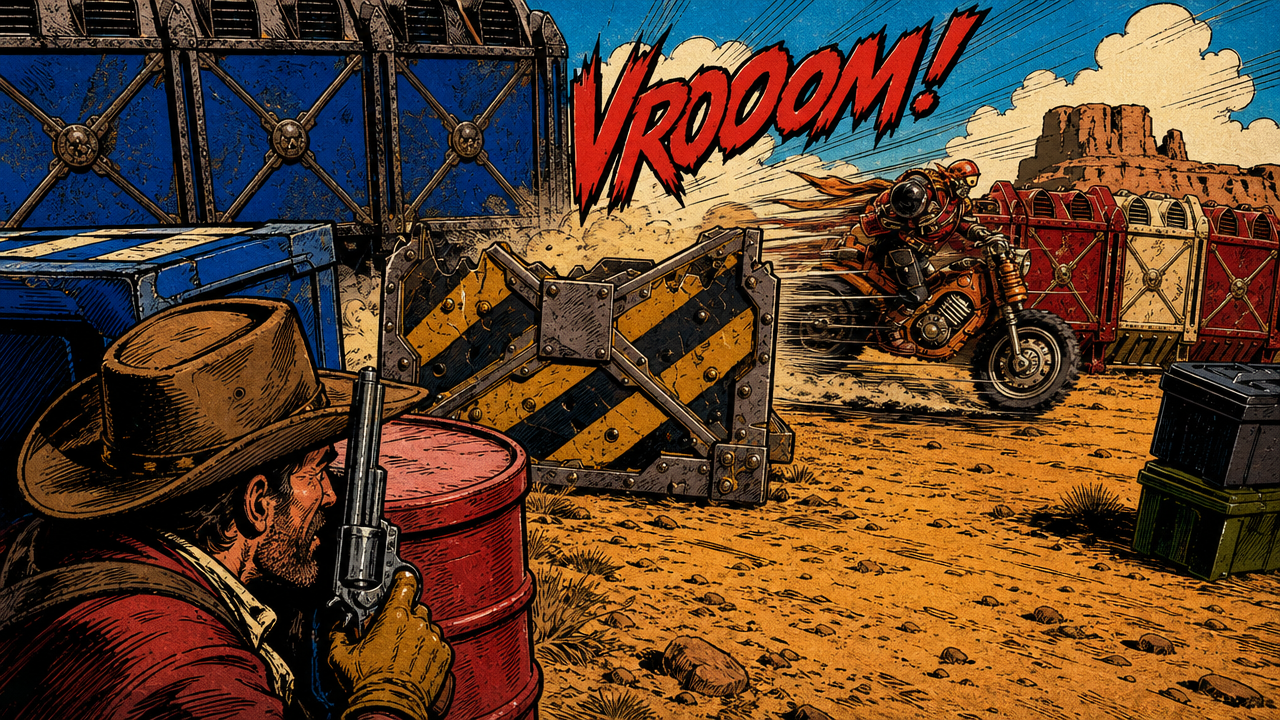 An Orlock juve blows by on his dirtbike - Generated by GPT Image 2