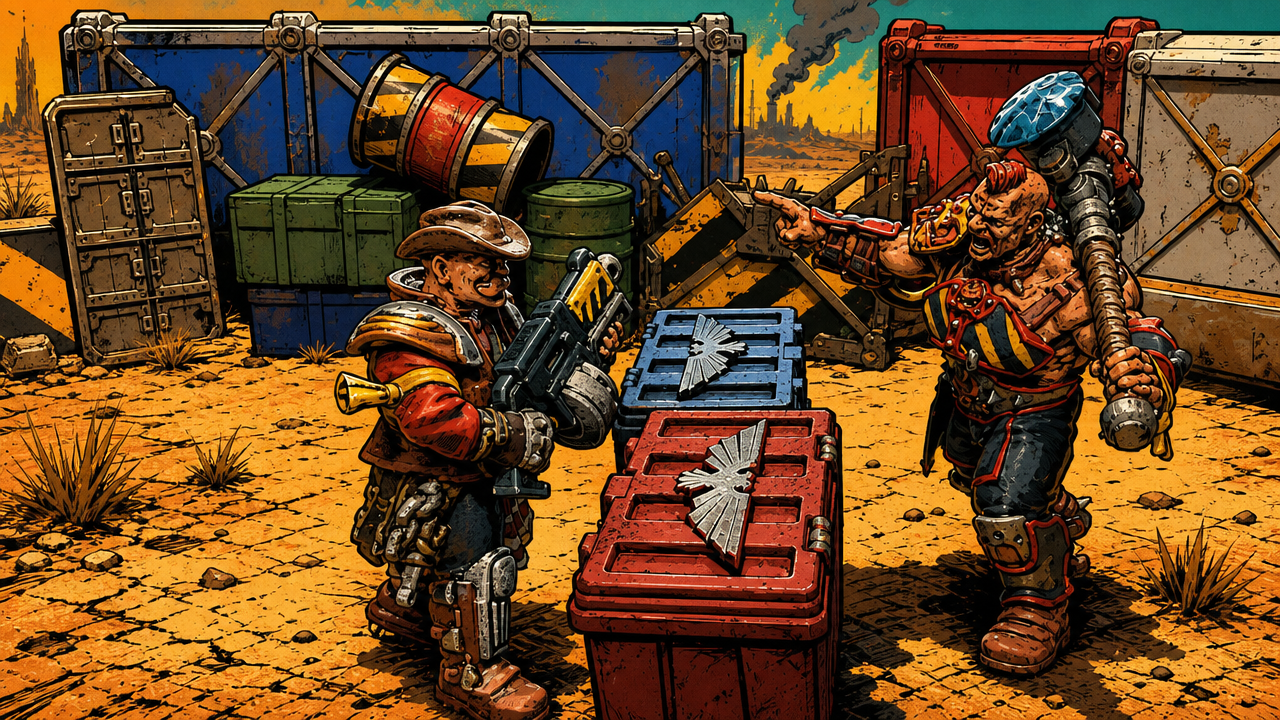 A Road Captain sorts it out after with a Goliath Tyrant - Generated by GPT Image 2