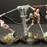 The three Vyrkos Blood-born vampire villains