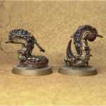 Two Milisaurs from the side