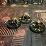 Three cyborg Van Saar spiders