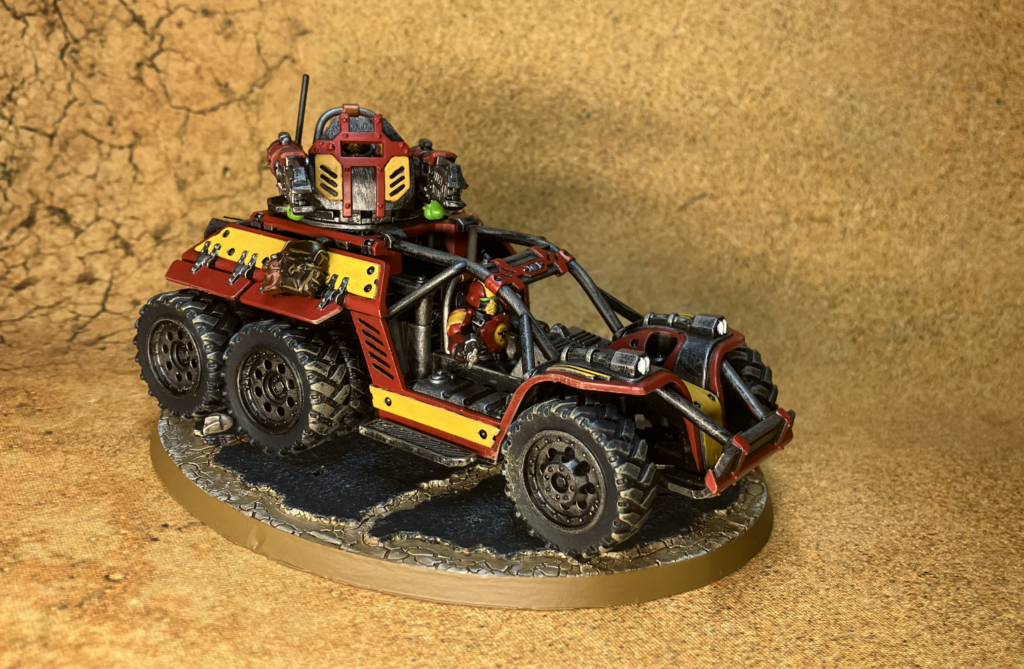 And Enforcer Tauros Venator on an Ash Wastes base.