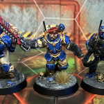 The blue and gold imperial guard.