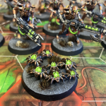 The Necrons that come with Fireteam in bronze