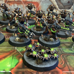 The Necrons that come with Fireteam in bronze