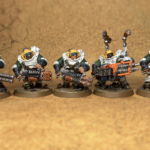 Five Ironhead Squat gangers with special weapons
