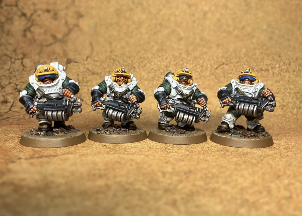 Four Ironhead Squats with auto-guns