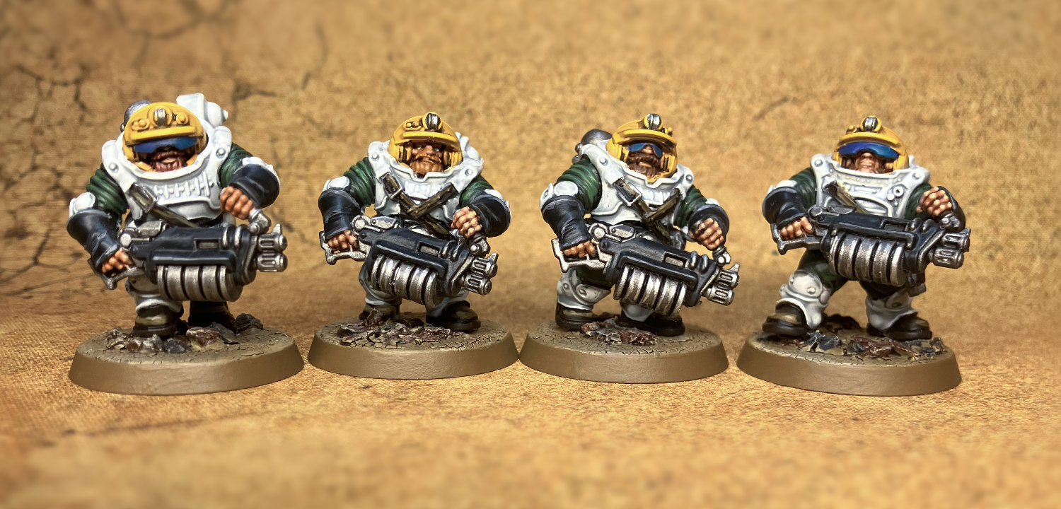 Four Ironhead Squats with auto-guns