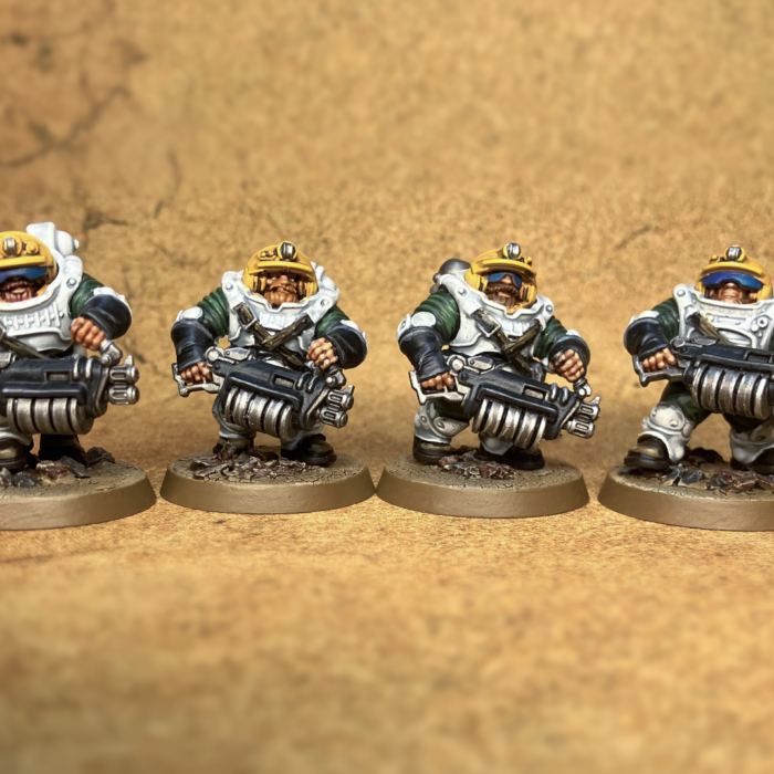 Four Ironhead Squats with auto-guns