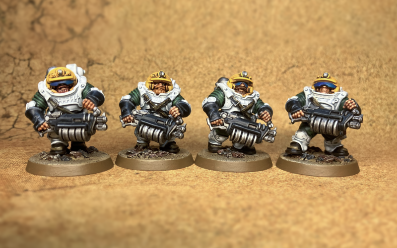 Four Ironhead Squats with auto-guns