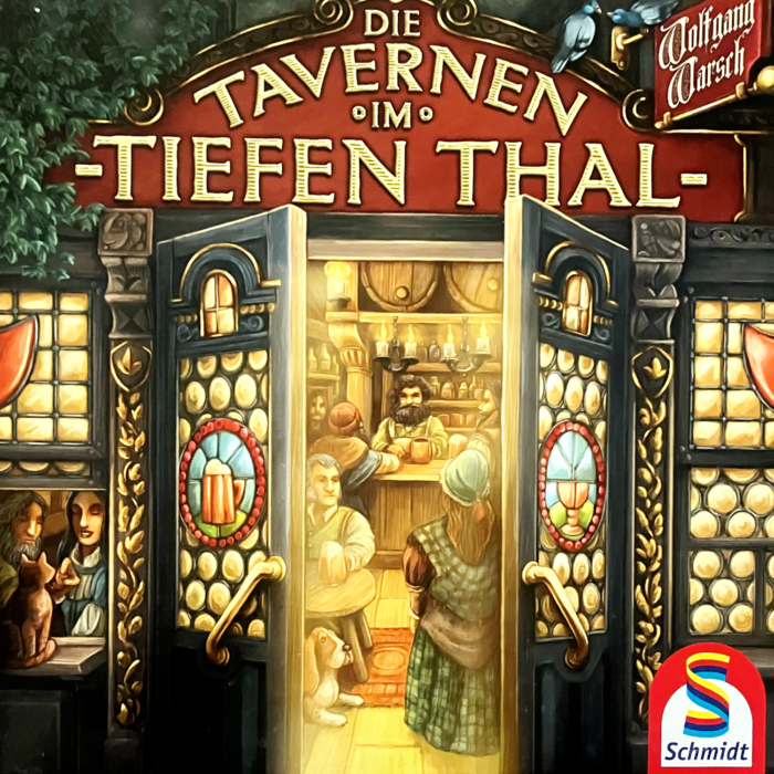 The box art for Die Tavernen im Tiefen Thal