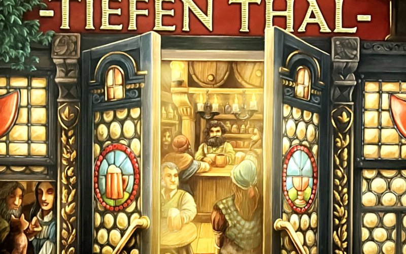 The box art for Die Tavernen im Tiefen Thal
