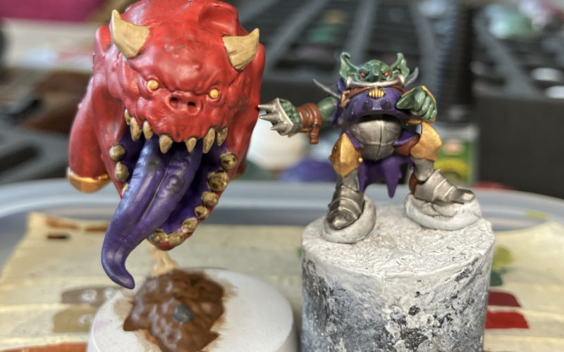 Before the conversion was complete and I put Miggz on his mount.