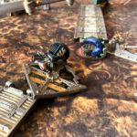 A lone Outcast champion left after his scummer buddy was hit by the tentacle.