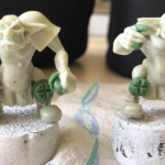 Two trolls for snotlings, slightly modified.