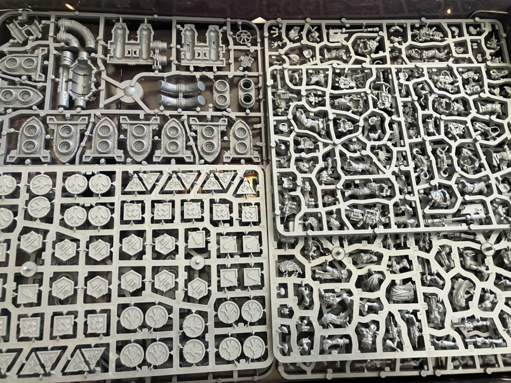 The plastic inside the Necromunda Core Box