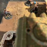 Three Goliaths on a table