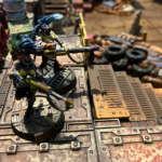 Escher set up to attack